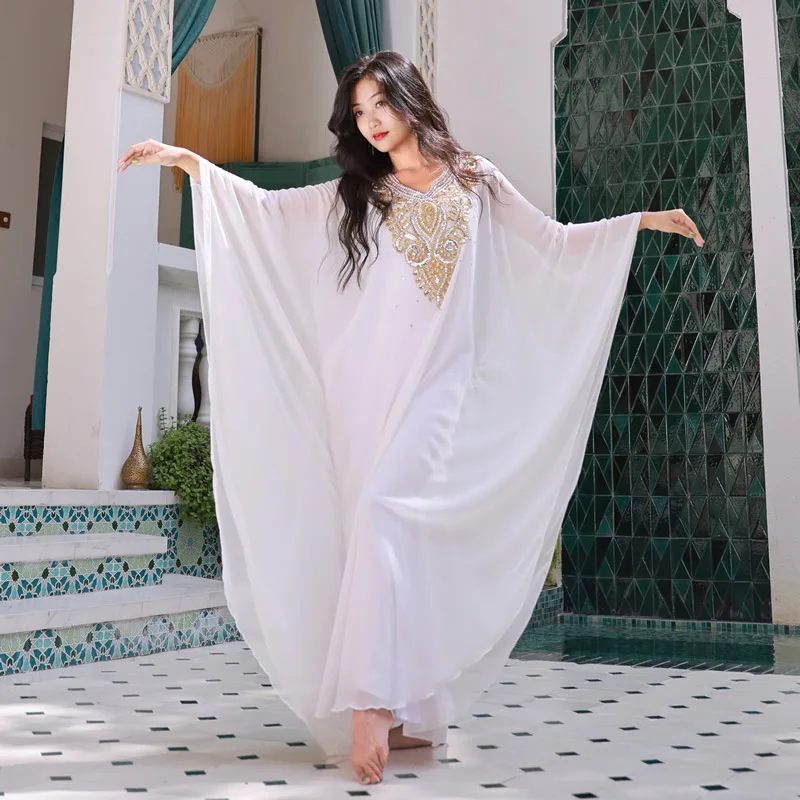Traditional Khaleeji Thobe Dress Belly Dance Clothes KaftanDress Rhinestone Bead | eBay Traditional Khaleeji Thobe Dress Belly Dance Clothes KaftanDress Rhinestone Bead | eBay
