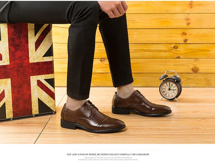 Брендовая мужская обувь; высококачественные оксфорды в британском стиле; мужские туфли из искусственной кожи модельные туфли в деловом стиле нарядные туфли для мужчин на плоской подошве; большие размеры 38-48