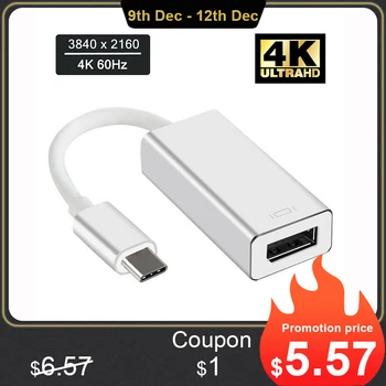 

Thunderbolt 3 USB-C to DisplayPort Converter 4K@60Hz Standard DP Type-C Adapter