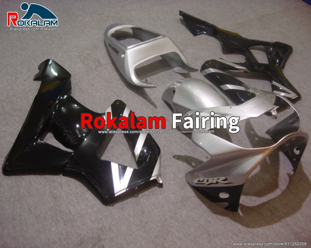 

Fairings For Honda CBR900RR 929 00 CBR 900RR 929 01 CBR 900 RR 2001 2000 Motorcycle Black Silver Fairing Kit (Injection Molding)