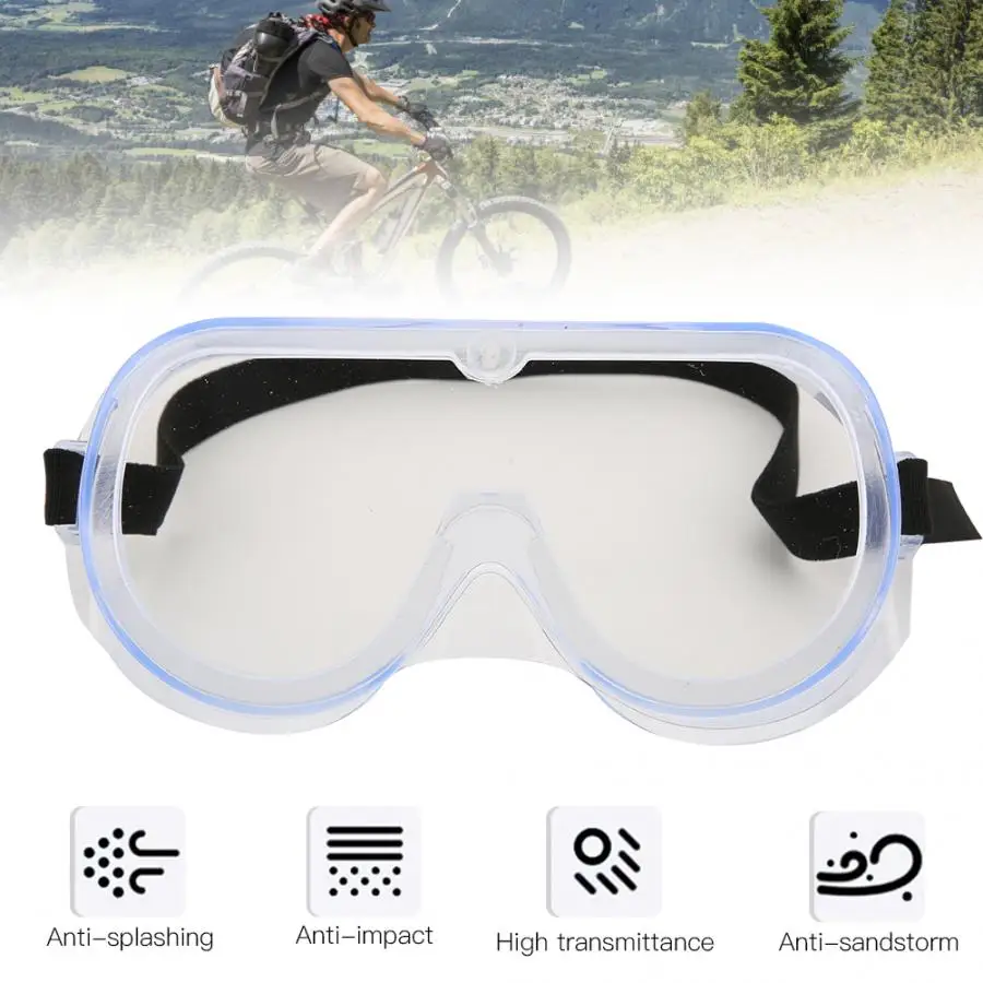 

Men/Women Sport Outdoor Total Security Protection Goggle Anti-Fog Anti-Splashing Full Sealing Running Breathable Glasses
