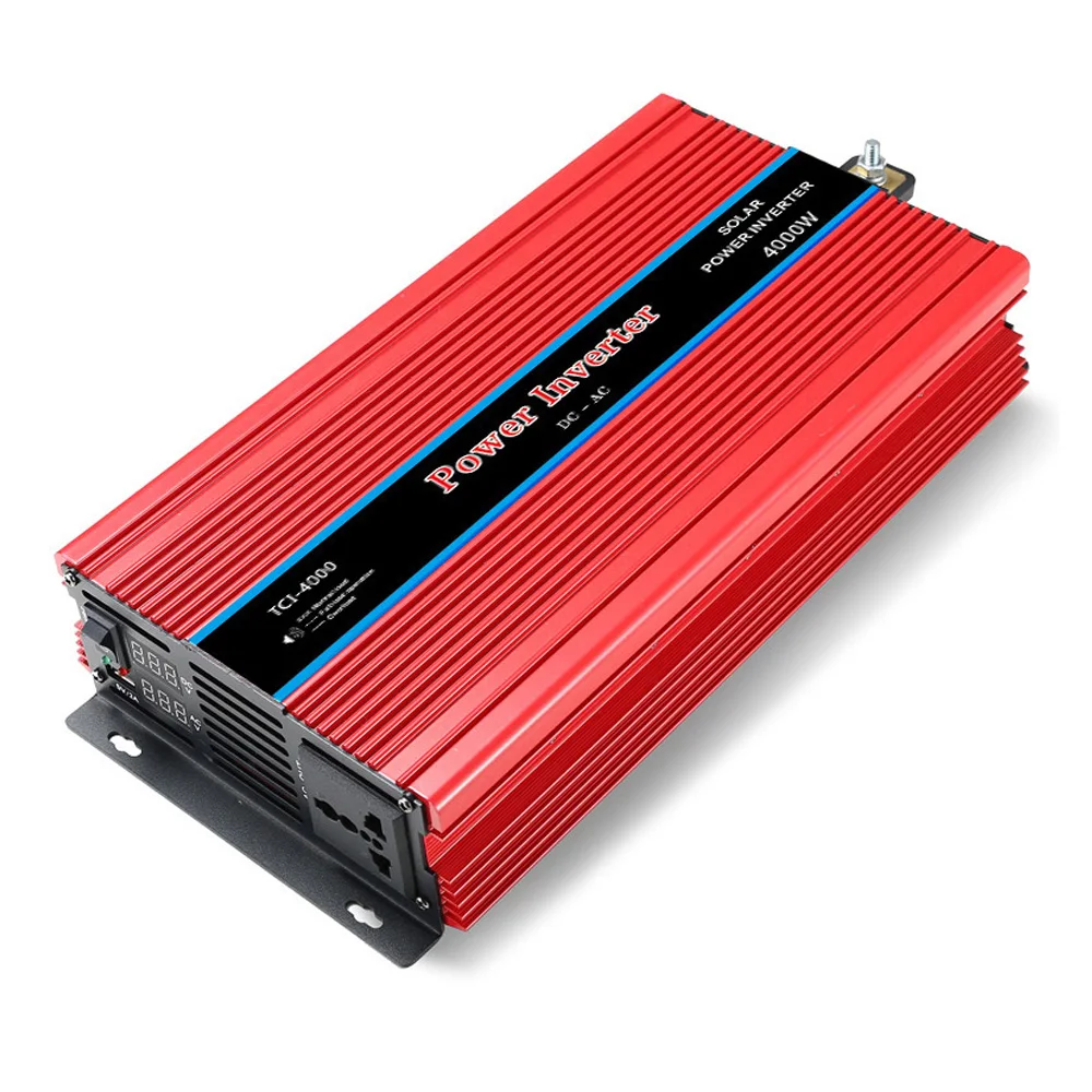 

Car Inversor 4000W Peak Power Inverter DC 12V to AC 220V Voltage Convertor Transformer USB Charge Car Power Supply Support BY023