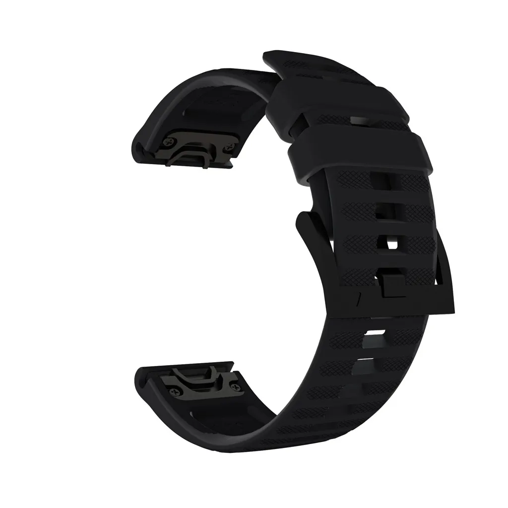 Ouhaobin Silicone Watchband 22mm For Garmin Fenix 6 Watch Quick Release Wrist Strap Bracelet Band Strap 1014#2