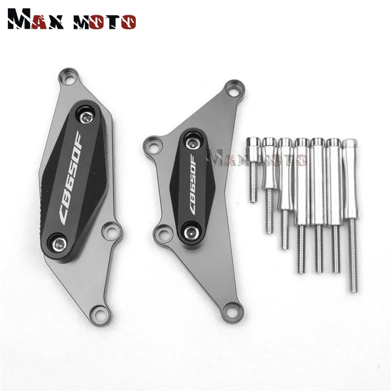 Titanium Для HONDA CB650F CBR650F CB CBR 650F Мотоциклетный Двигатель крушение защита статора Крышка слайдер протектор - Цвет: Titanium