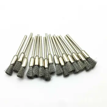 

Cleaning Wire Brush Derusting Deburring Stripping residue 15pcs/Set Mini