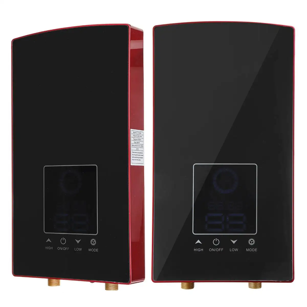 8500W LCD numérique chauffe eau électrique toucher commande vocale température constante instantané chauffe eau sans réservoir 220 V/110 V