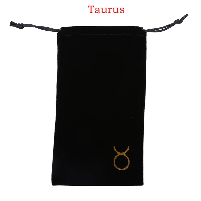 1 шт. портативная бархатная сумка для хранения карт Таро 12 созвездий мини-ювелирная посылка на шнурке для настольных игр концентрированная сумка для карт