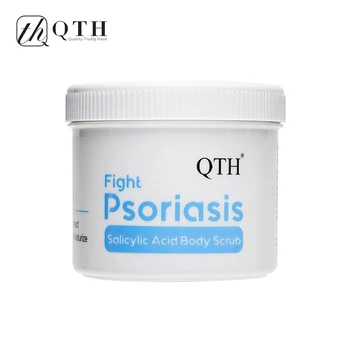 

QTH Body Scrub Salicylic Acid&Dead Sea Salt Treatment For Psoriasis Anti-itching And Emollient&Exfoliating Scrub 17.6 oz Bottle