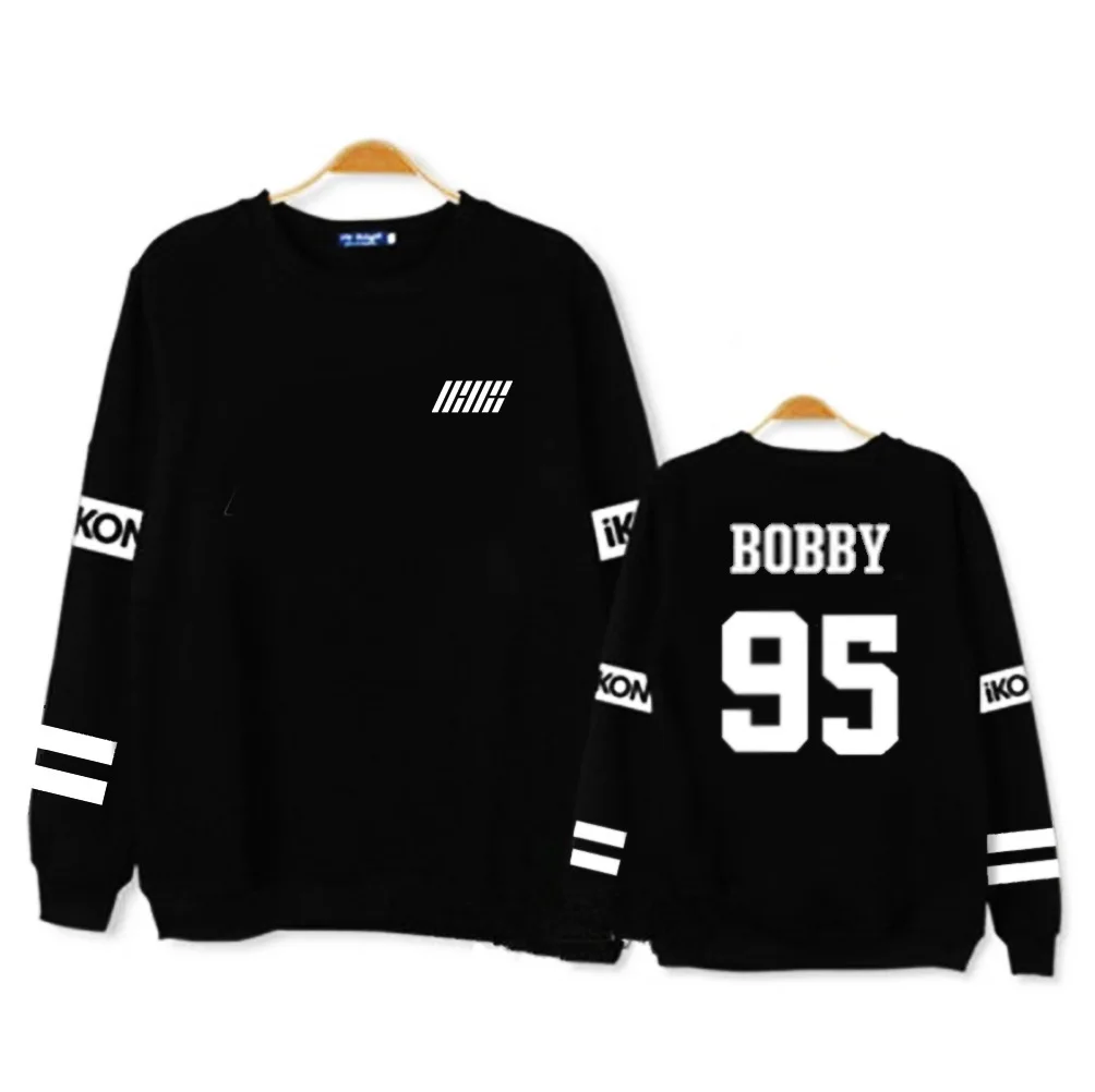 JACKSON-2 Kpop Got7 JB Junior Mark Джексон с круглым воротом и принтом кофты икон Бобби Юн Хен корейские толстовки с капюшоном унисекс свитер с длинными рукавами - Цвет: JACKSON-2