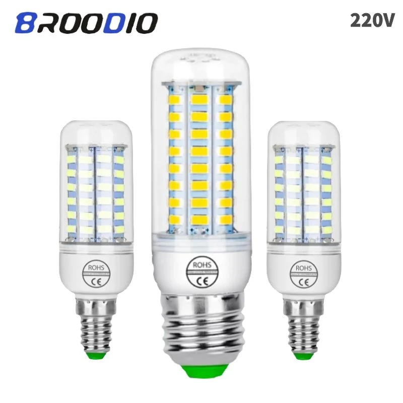 

E27 LED Bulb Bombilla LED E14 24 36 48 56 69 72 LEDS SMD 5730 LED Corn Bulb 220V Living Room Ampoule Warm White Cold White