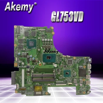 

GL753VD motherboard For Asus GL753 GL753VD GL753VE FX73V laptop motherboard I7-7700HQ GTX 1050TI
