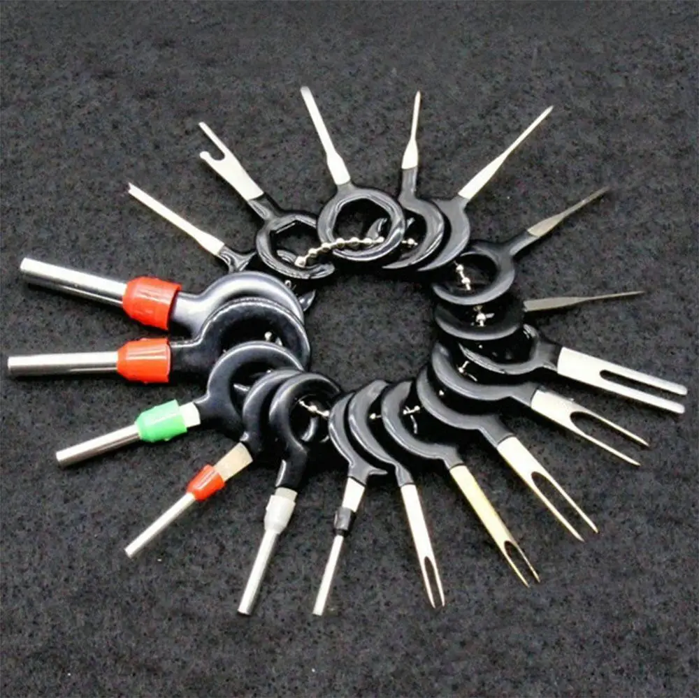 

36/18pcs Automotive Plug Terminal Remove Tool Set Key Pin Car Electrical Wire Crimp Connector Extractor Kit Accessories