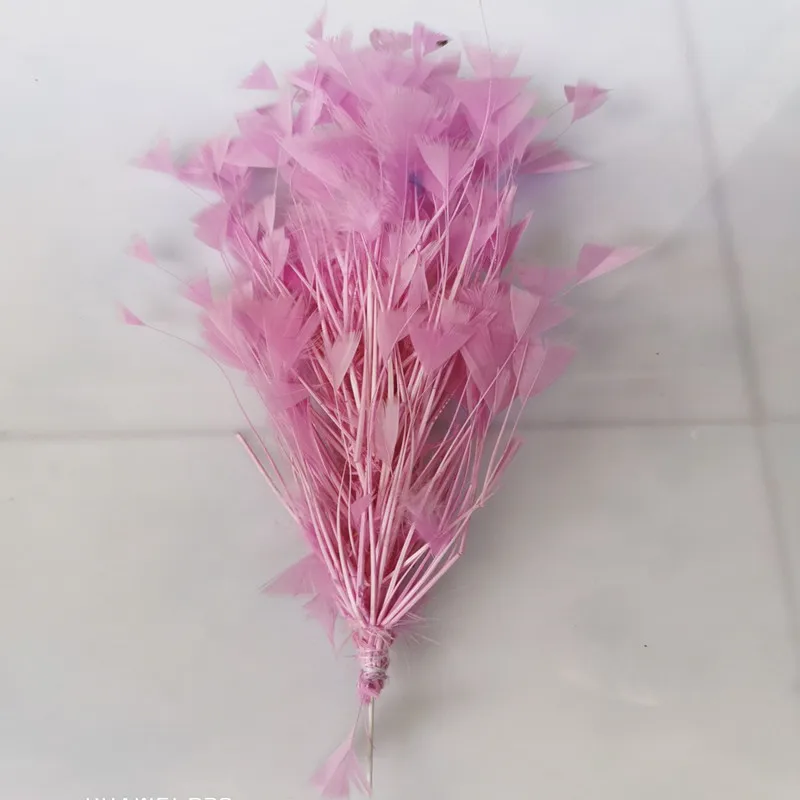 Purple red 1 пучок красивые индейки featherприблизительно 30 см свадебные корсажи Перья Ремесло для головного убора Свадебные украшения Аксессуары - Цвет: Purple red