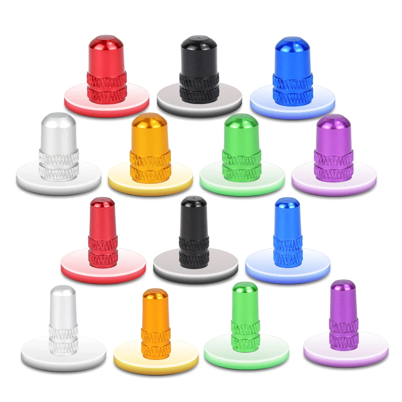 4/8pcs Aluminum Alloy Bicycle Tire Presta Valve Caps Bike Covered Protector MTB Road Tyre Dustproof AV/FV Valve Bike Accessories bicycle tire valve cap