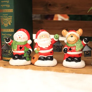 

Christmas Decorations Ceramic Lighted Ceramic Creative Dolls