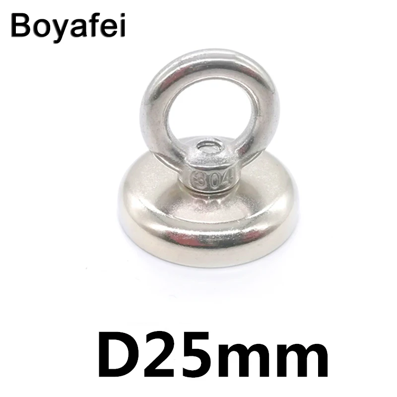 

10/50/100 pcs D25 max pull N35 Rare Earth strong Permanent NdFeB Neodymium Magnet with stainless steel ring d25mm