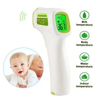

IR Infrared Thermometer No-contacts Digital Forehead Body Fever Baby Adult Electronic Thermometer Home Infrared Thermometer