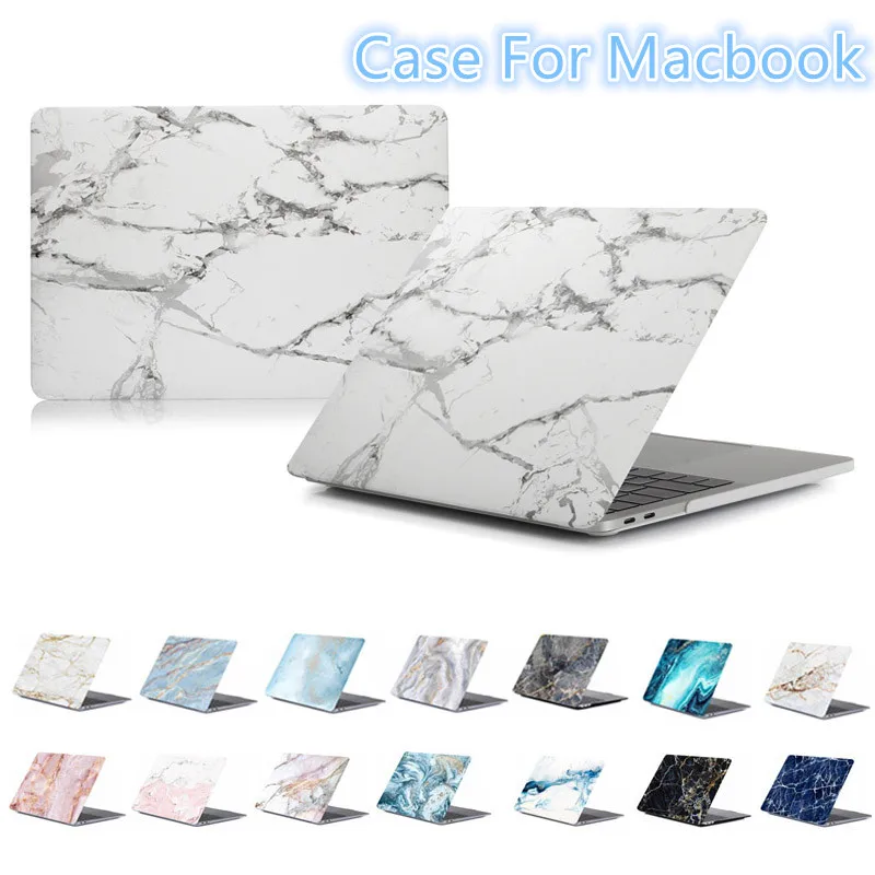 Защитный чехол для Apple MacBook Pro Air Retina 11 12 13 15 Mac Book 4 3 6 дюймов мраморный ноутбука