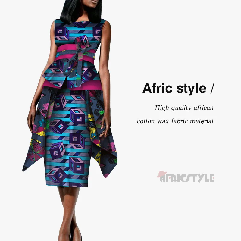 8 Модное эластичное платье африканские платья для женщин Bazin Riche одежда Vestidos Dashiki вечерние платья для отдыха WY5349 - Цвет: 8
