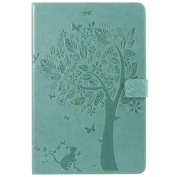

Tablet Case for Samsung Galaxy Tab S4 SM-T830 SM-T835 10.5\" Lovely Cat Tree Pattern Smart Sleep Wake Up Cover Stand Funda+pen