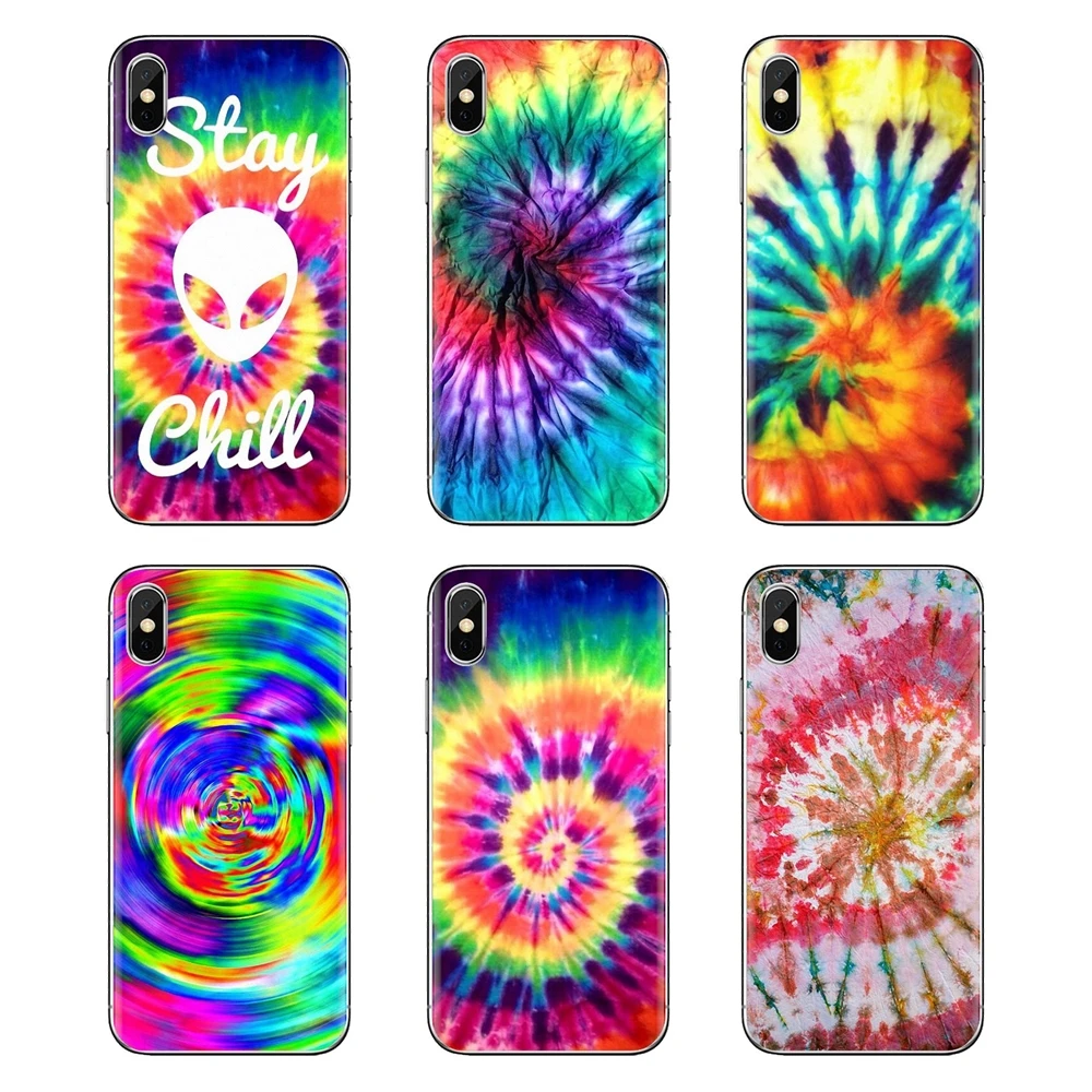 For Sony Xperia Z Z1 Z2 Z3 Z5 compact M2 M4 M5 E3 T3 XA Aqua LG G4 G5 G3 G2 Mini TPU Bag Case Tye Dye Tie-dye Hippies monks Lent |