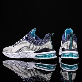 

New Air Cushion Running Shoes for Men 2020 Spring Light Sneakers Men Flyknit Breathable Outdoor Jogging Trainers Sport Shoes