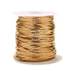 1 Meter Stainless Steel Textured Snake Curb Chains 4mm Gold Flat Cuban Link Chain for DIY Jewelry Making ► Photo 1/6