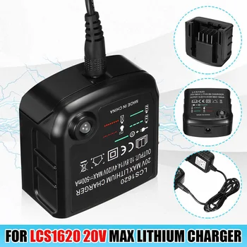 

Replacement Charger LCS1620 AC100V-240V For BLACK&DECKER 20V Lithium Power Tools Battery 14.4V 18V 20V LB20 LBX20 LBXR20 LBX4020