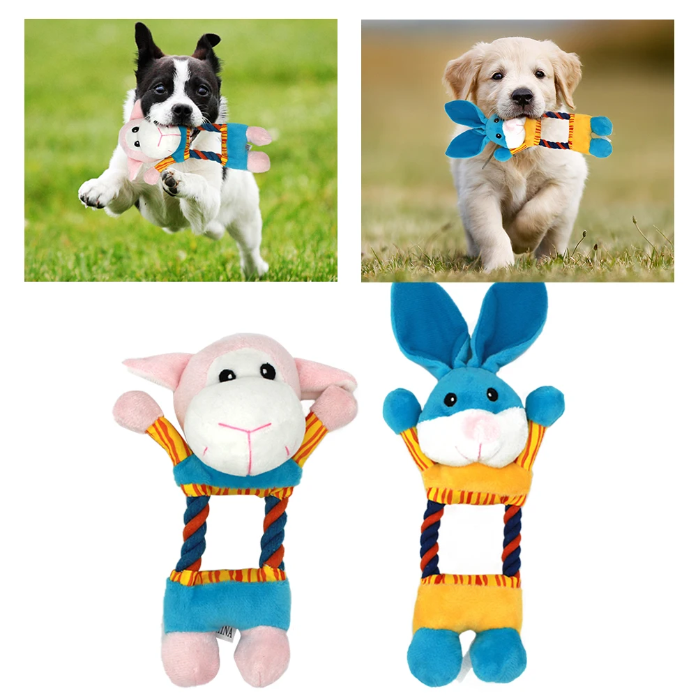 

Plush Material Dog Toys Funny Hollow Out Interactive Sound Squeak Chew Toy Exercise the Dog's Picking Ability Pets Cat Products