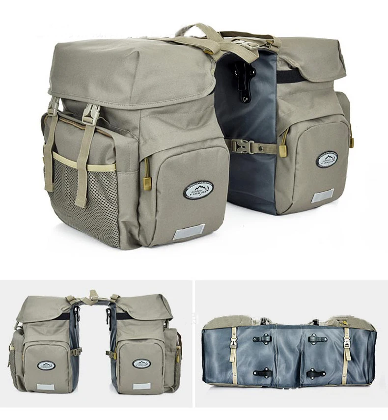 Discount VEQSKING Retro Canvas Bicycle Carrier Bag 50L Rear Rack Trunk Bike Luggage Back Seat Pannier Reflectivs Cycling Storage Two Bag 21 Discount VEQSKING Retro Canvas Bicycle Carrier Bag 50L Rear Rack Trunk Bike Luggage Back Seat Pannier Reflectivs Cycling Storage Two Bag 21