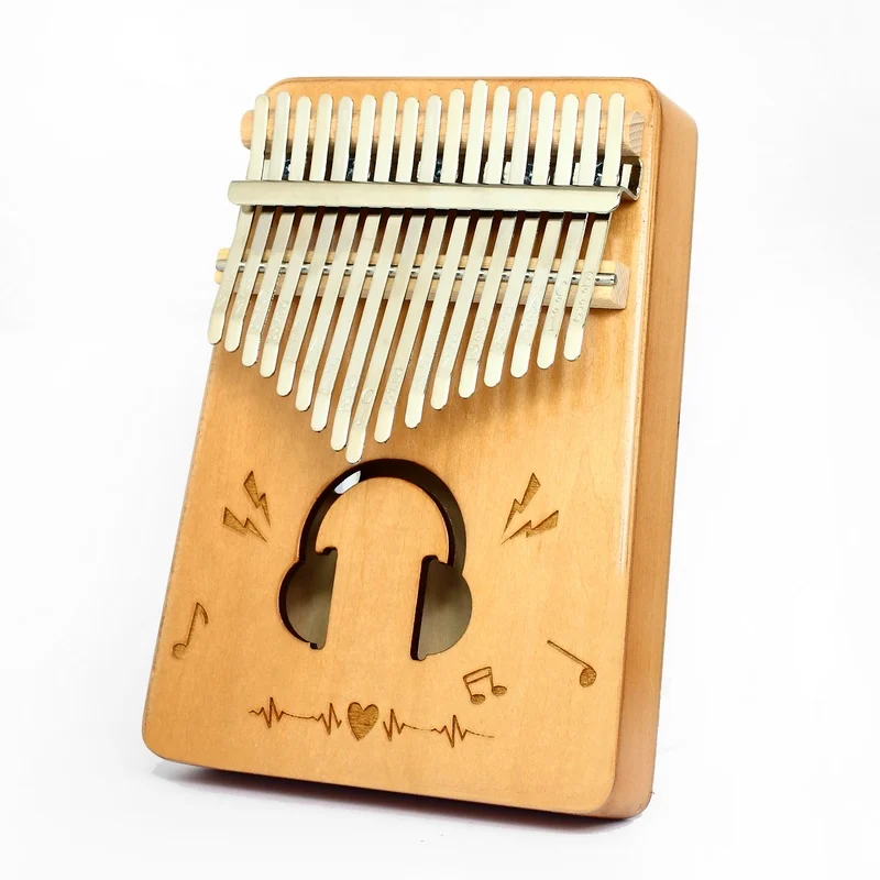 Kalimba пианино с 17 клавишами из красного дерева портативное профессиональные