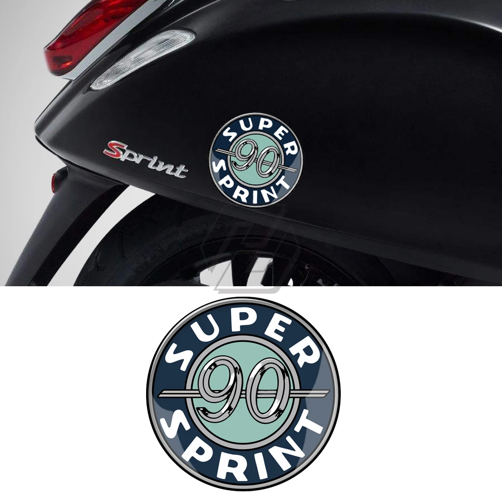 

For Vespa Super Sprint 50/150 90 Decals 3D Resin Scooter Sticker