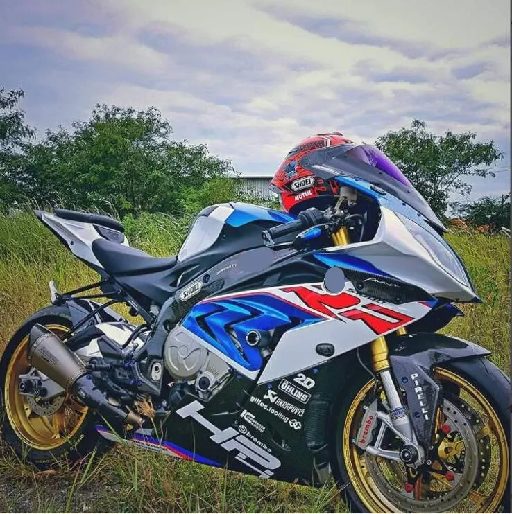 Ace kits ABS Инжекционный обтекатель комплект подходит для S1000RR кузов все виды цвет № PPPPPP