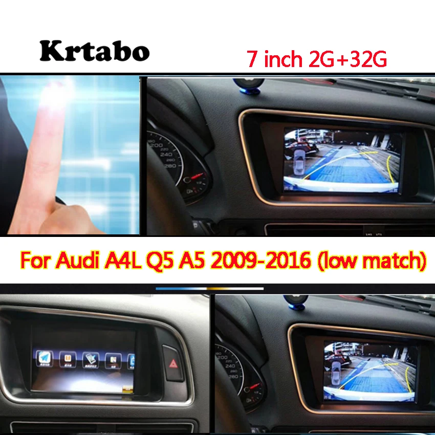 Автомагнитола Android мультимедийный плеер для Audi A4L Q5 A5 2009 2016 (низкое совпадение) 7