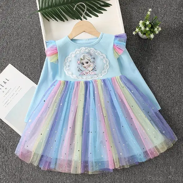 Elsa Princess Dress Girls Dress Spring 