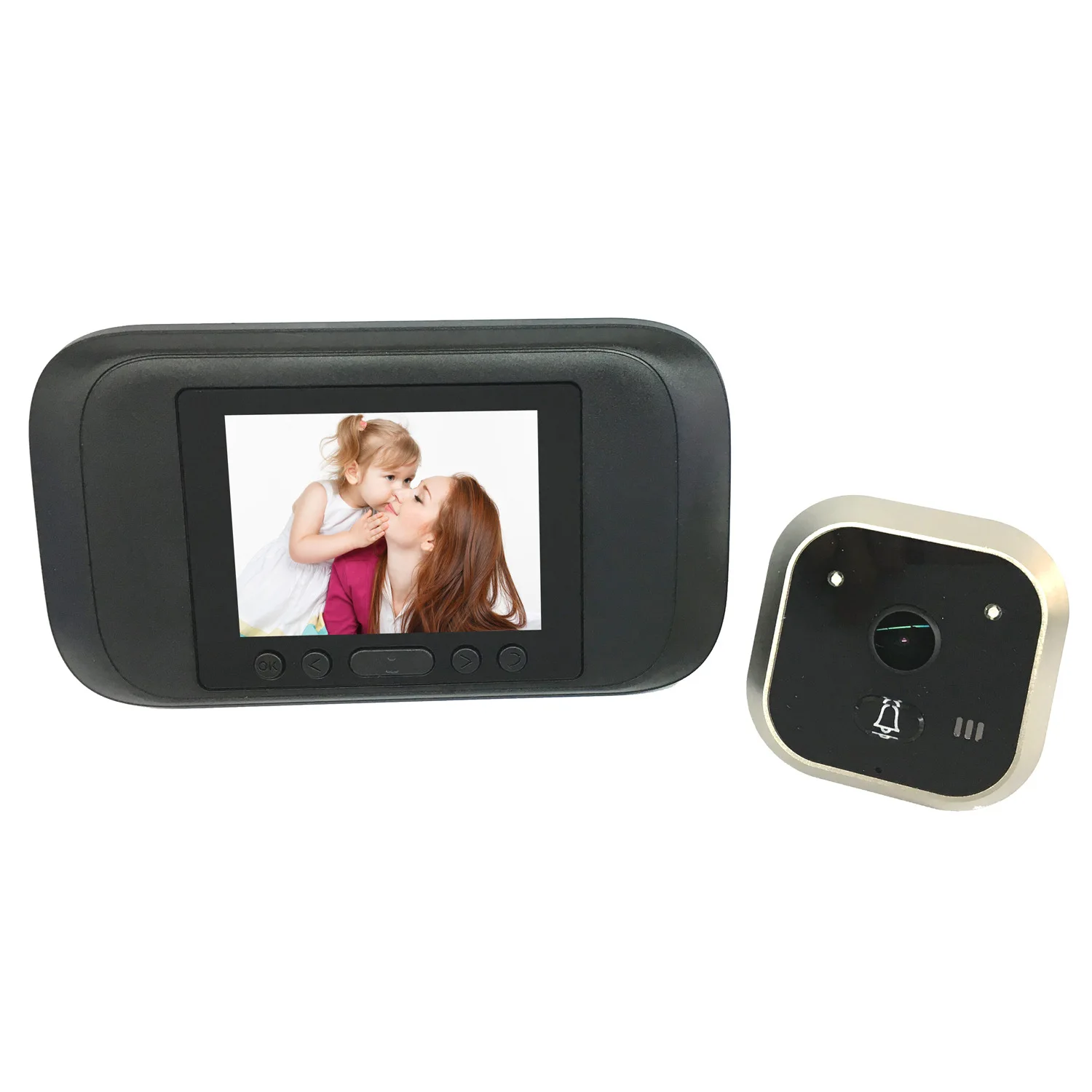 

720P high-definition electronic cat-eye support video to photograph human body induction 160 super-large-angle door bell