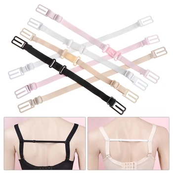 

1PC Women Non Slip Elastic Adjustable Bra Strap Holder Strap Racer Back Clip Female Skid-proof Buckle Shoulder Straps