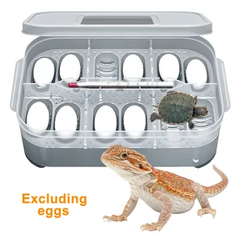 

Home With Thermometer Large Capacity Lizard Professional Eggs Incubator PP Easy Use Reptile Breeding Box Turtles Birds Reusable