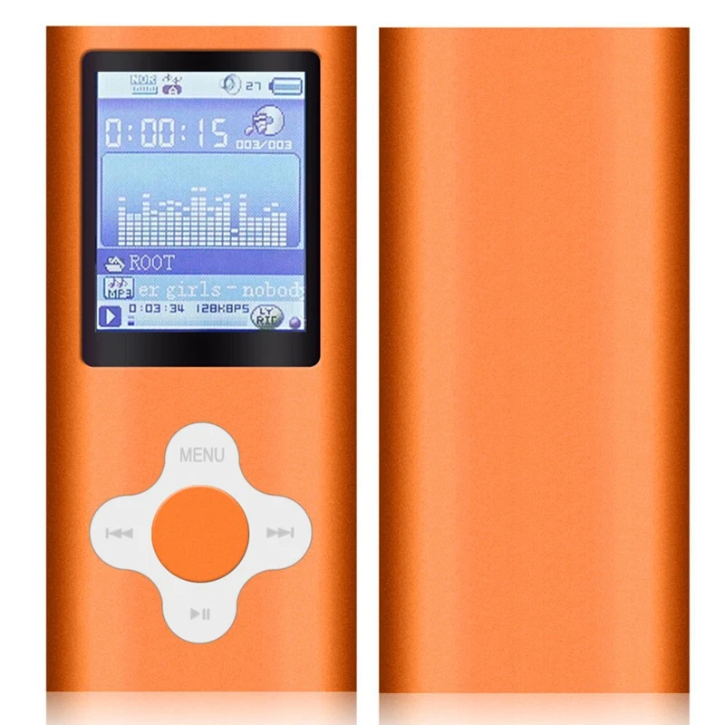 Стильный Mp3/Mp4 плеер с 16 Гб Micro-Sd карты, поддержка просмотра фото, мини Usb порт 1,8 ЖК-дисплей, Цифровой музыкальный плеер, медиаплеер, МП