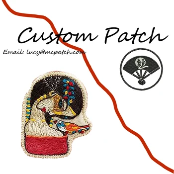

Custom Embroidery Personalized Patch Hook and Loop Metal Military Woven PVC for Clothing Iron on DIY Badges Applique Stickers