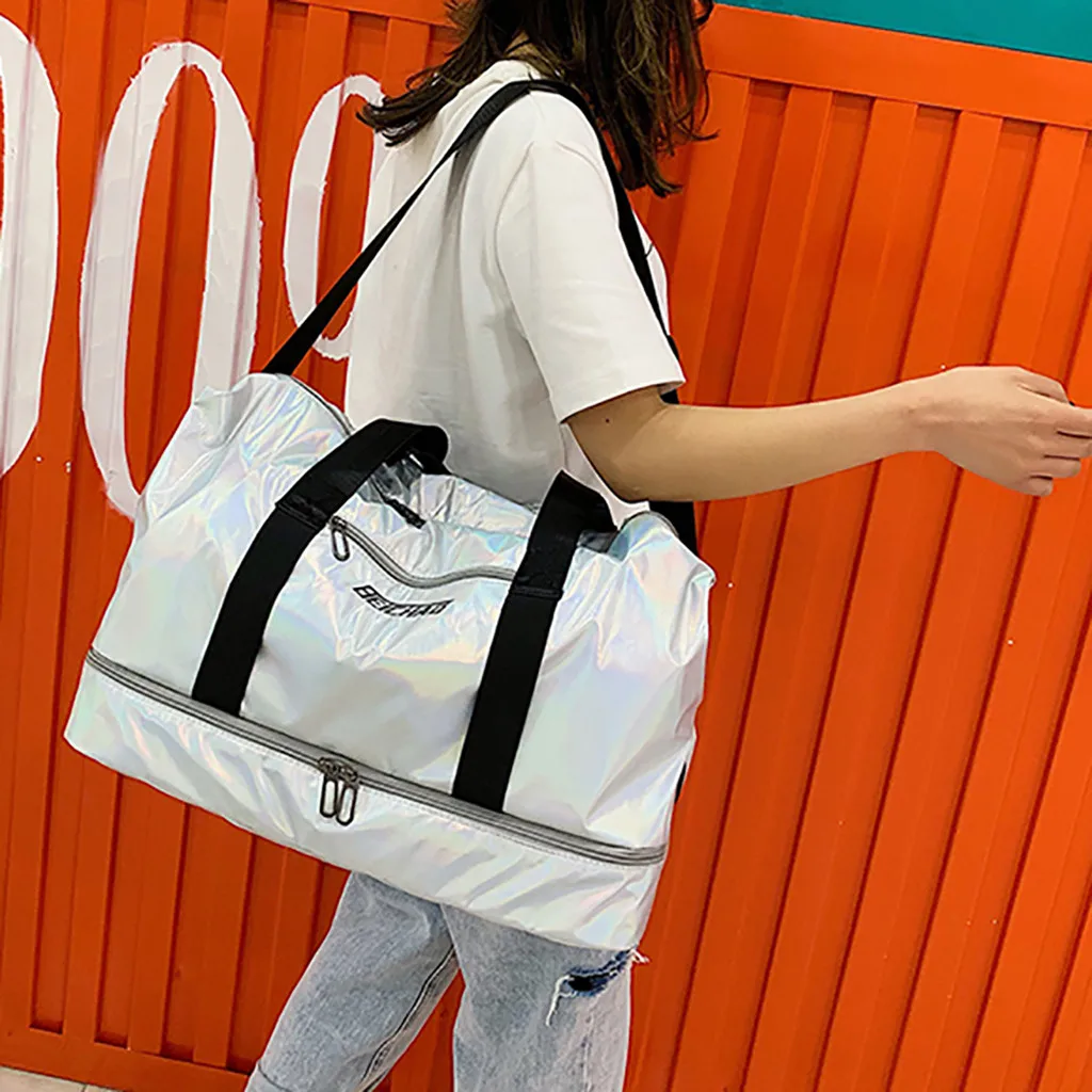 Вместительные водонепроницаемые дорожные сумки для женщин, одноцветная сумка на плечо с пряжкой, сумка-мессенджер из ткани Оксфорд, дизайнерские сумки# G1