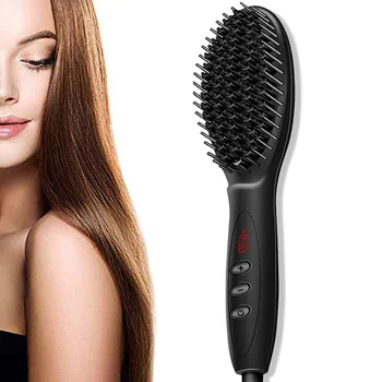 

Hair Straightener Brush Hair Electric Brush Comb Irons Straight Hair Comb brush Hair Straightener Curler styling tool