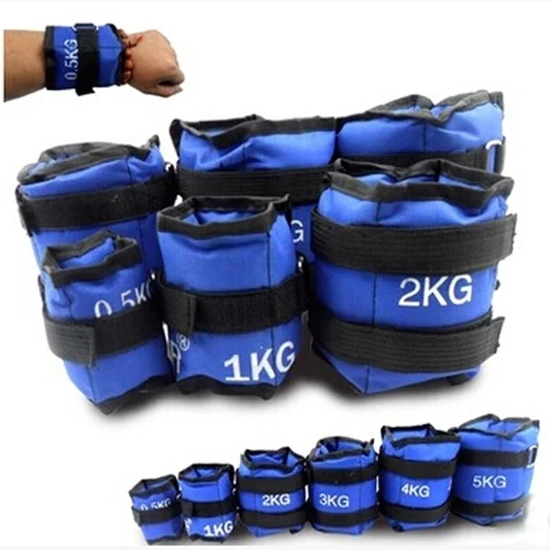 

1pair Running Exercise Sandbags Fitness Training Ankle Wrist Leg Weights Running GYM Training