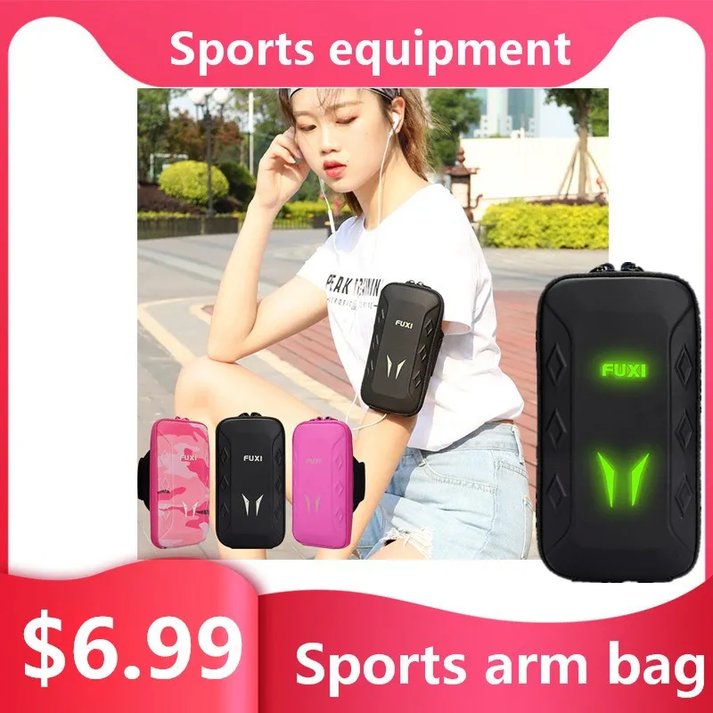 

Universal Bag Sports Running Armband Bag Case Cover Armbands Mobile Phone Bags Outdoor Sport Arm Pouch Shockproof Luminous