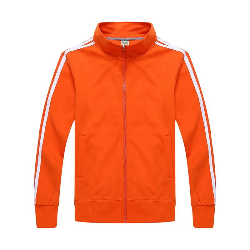 Orange YOTEE осенне-зимняя повседневная куртка высокого качества с воротником-стойкой, хлопковая куртка с логотипом на заказ для мужчин и женщин - Цвет: Orange