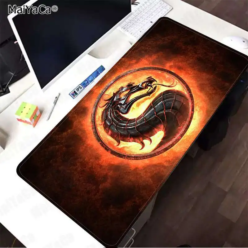 MaiYaCa дизайн Mortal Kombat DIY дизайн игровой с узором коврик для мыши резиновый ПК компьютерный игровой коврик
