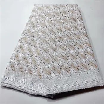 

African Cotton Lace Fabric 2020 High Quality Swiss Voile Lace In Switzerland pure Cotton Embroidery Swiss voile Lace Fabrics