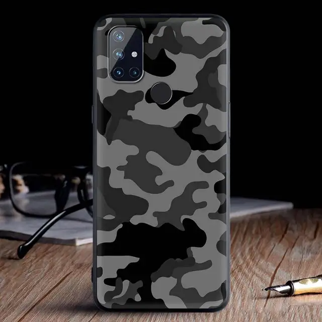 For OnePlus 8 Nord 7Pro Case For One Plus Z N10 5G 8T 7 Pro n100 7T 6T Full Protection Soft Phone Cover Camouflage Pattern Army B11