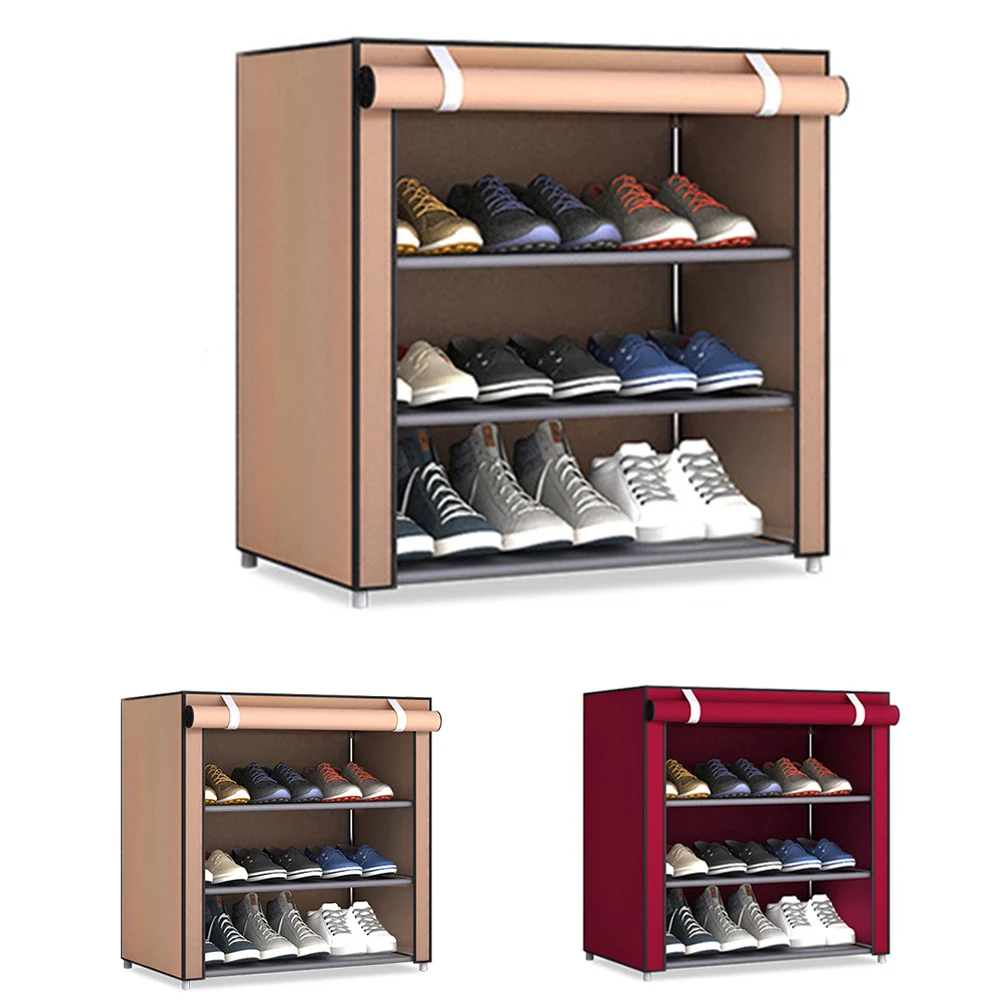 

Multilayer Shoe Rack Non-Woven Fabric Storage Rack Space-Saving Hallway Cabinet Organizer Holder Shoes Shelf For Home Furniture