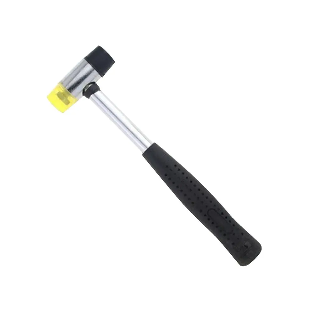 

No Elasticity Dead Blow Rubber Hammer Mallet Double-faced Shock Absorbing with A Steel Handle Auto Truck Dent Removal Kit